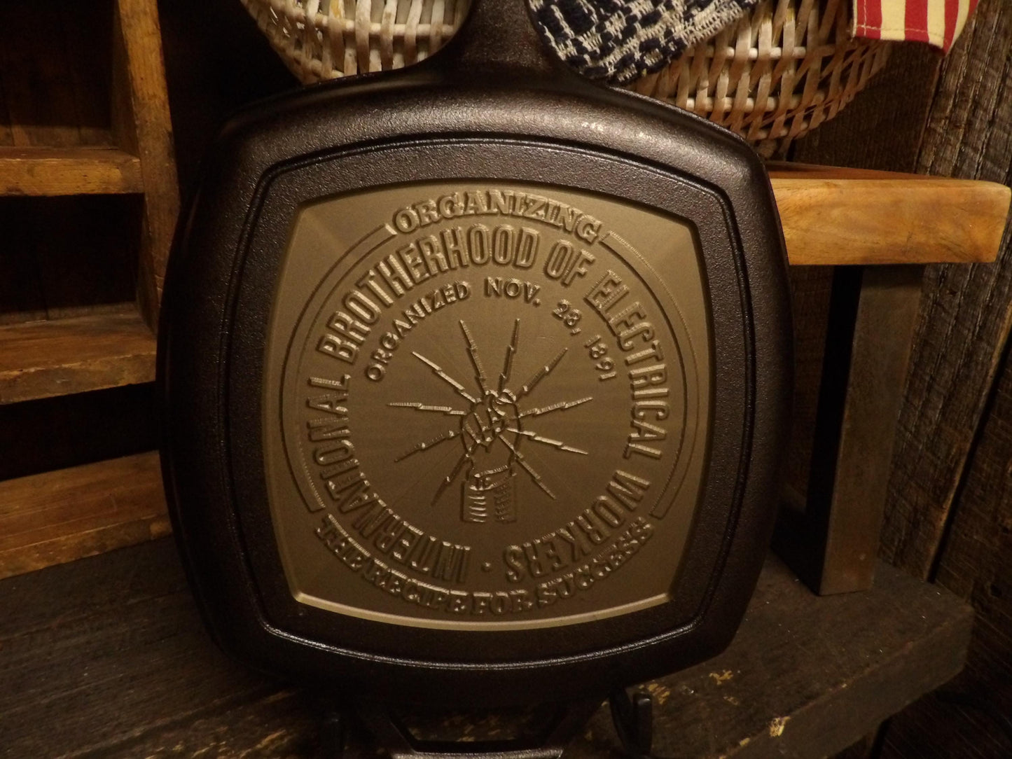 Personalized Lodge 10.25" Cast Iron Grill Pan - CNC Machined