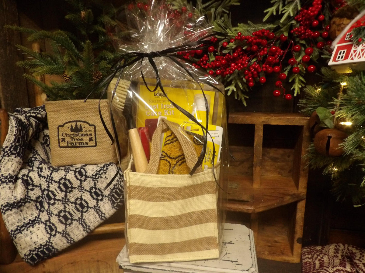 Cast Iron Care Gift Basket - Lodge Cleaning & Restoration Set