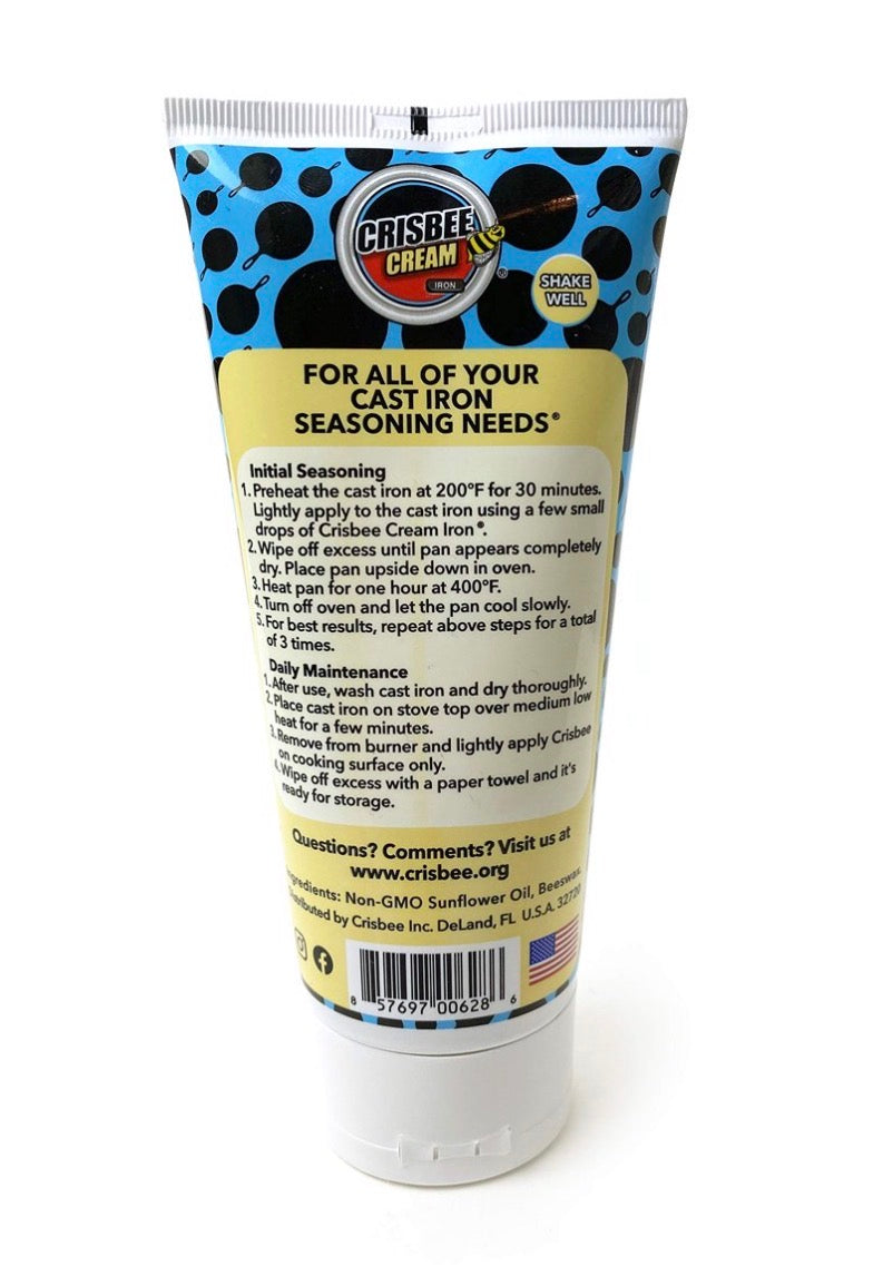 CRISBEE CREAM IRON CAST IRON SEASONING