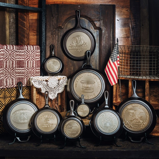 Custom-Crafted Cast Iron Skillets