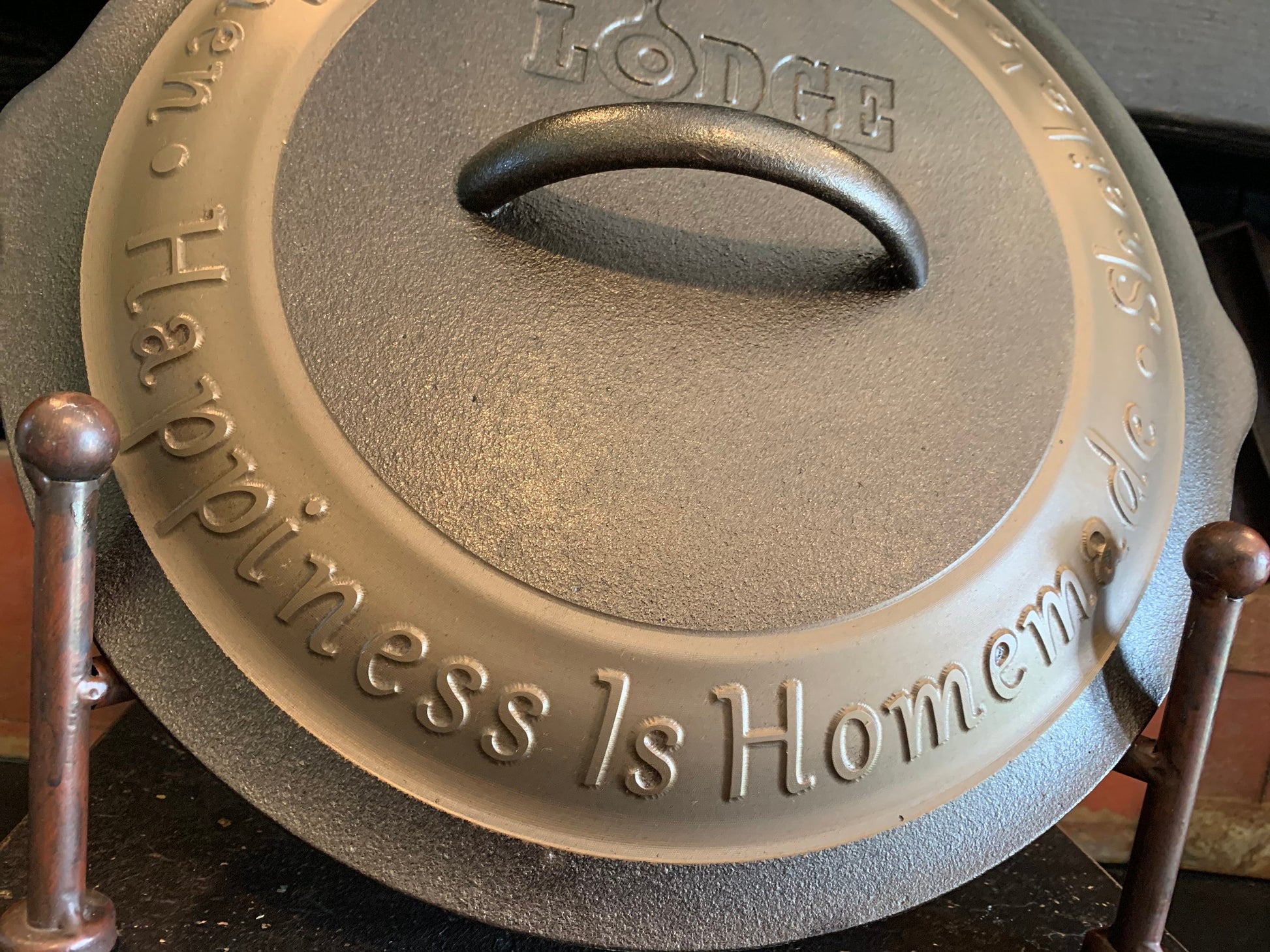 Personalized Cast Iron Skillet Lid - Lodge