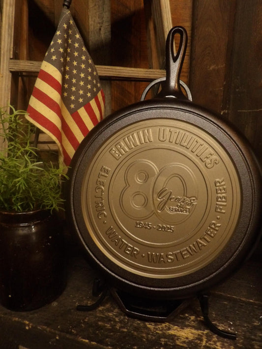 Custom Business Logo Cast Iron Skillet - Lodge or Victoria