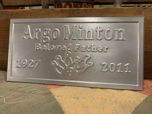 Custom Aluminum Memorial Plaques & Honor Markers