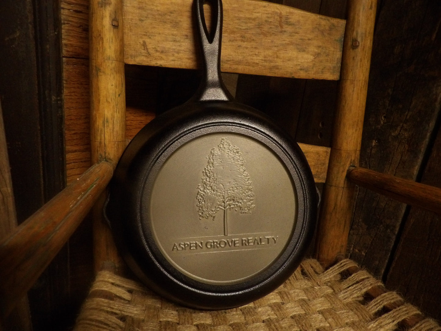 Custom Business Logo Cast Iron Skillet - Lodge or Victoria
