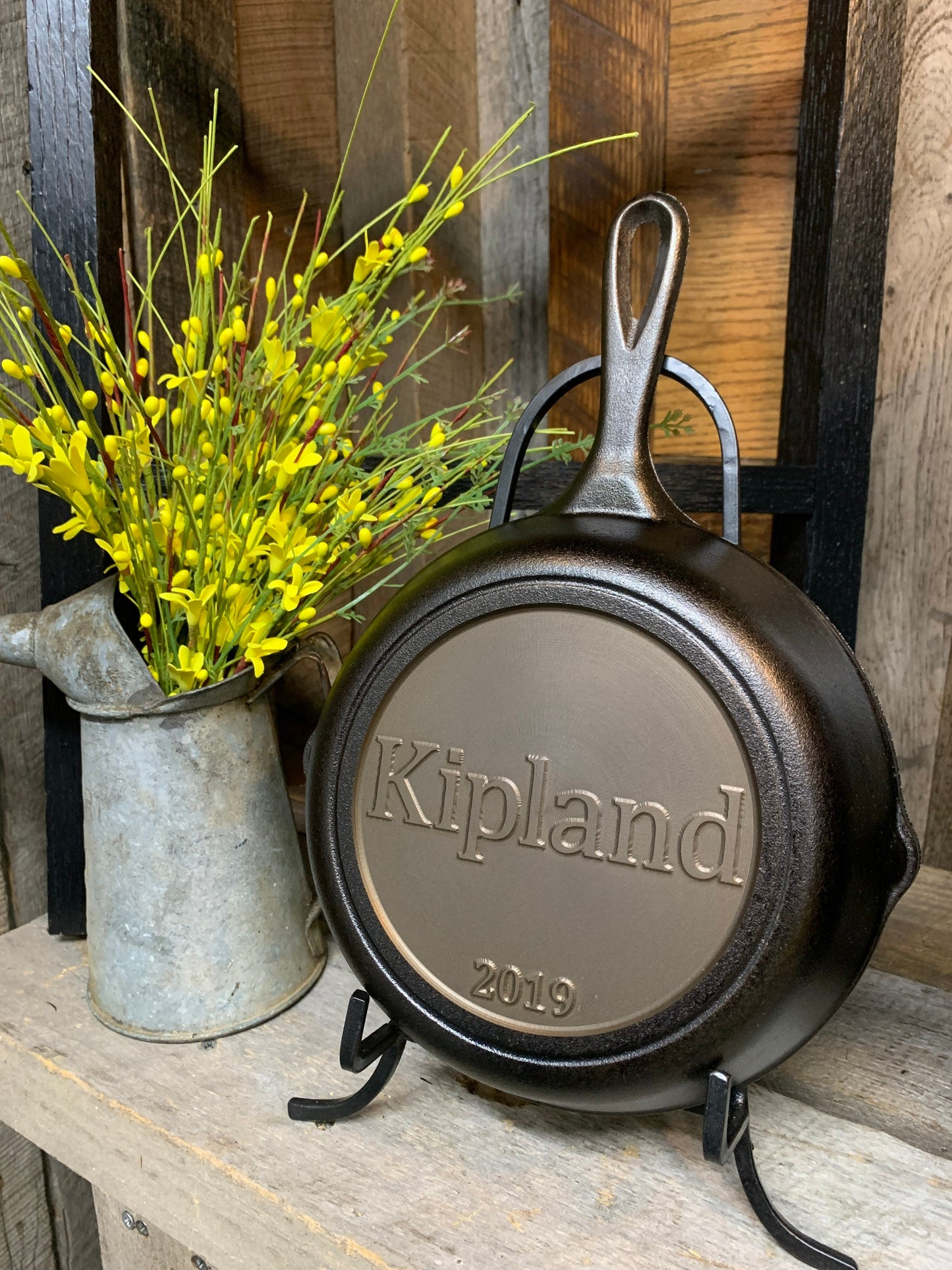 Personalized Birth Announcement Cast Iron Skillet - Lodge or Victoria
