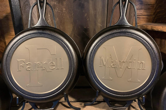 Personalized Groomsmen Cast Iron Skillet - Lodge or Victoria