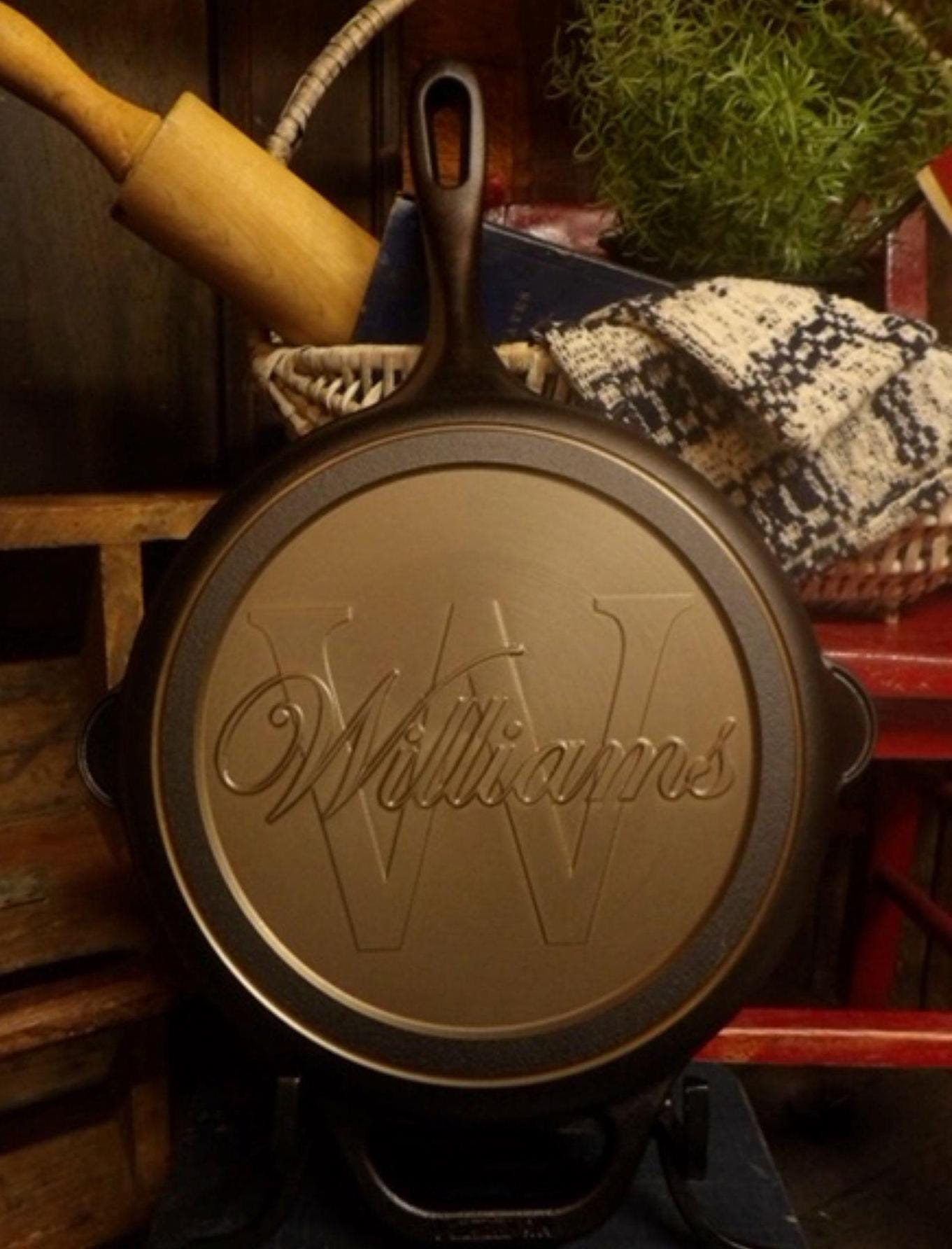 Personalized Cast Iron Skillet - Victoria Brand