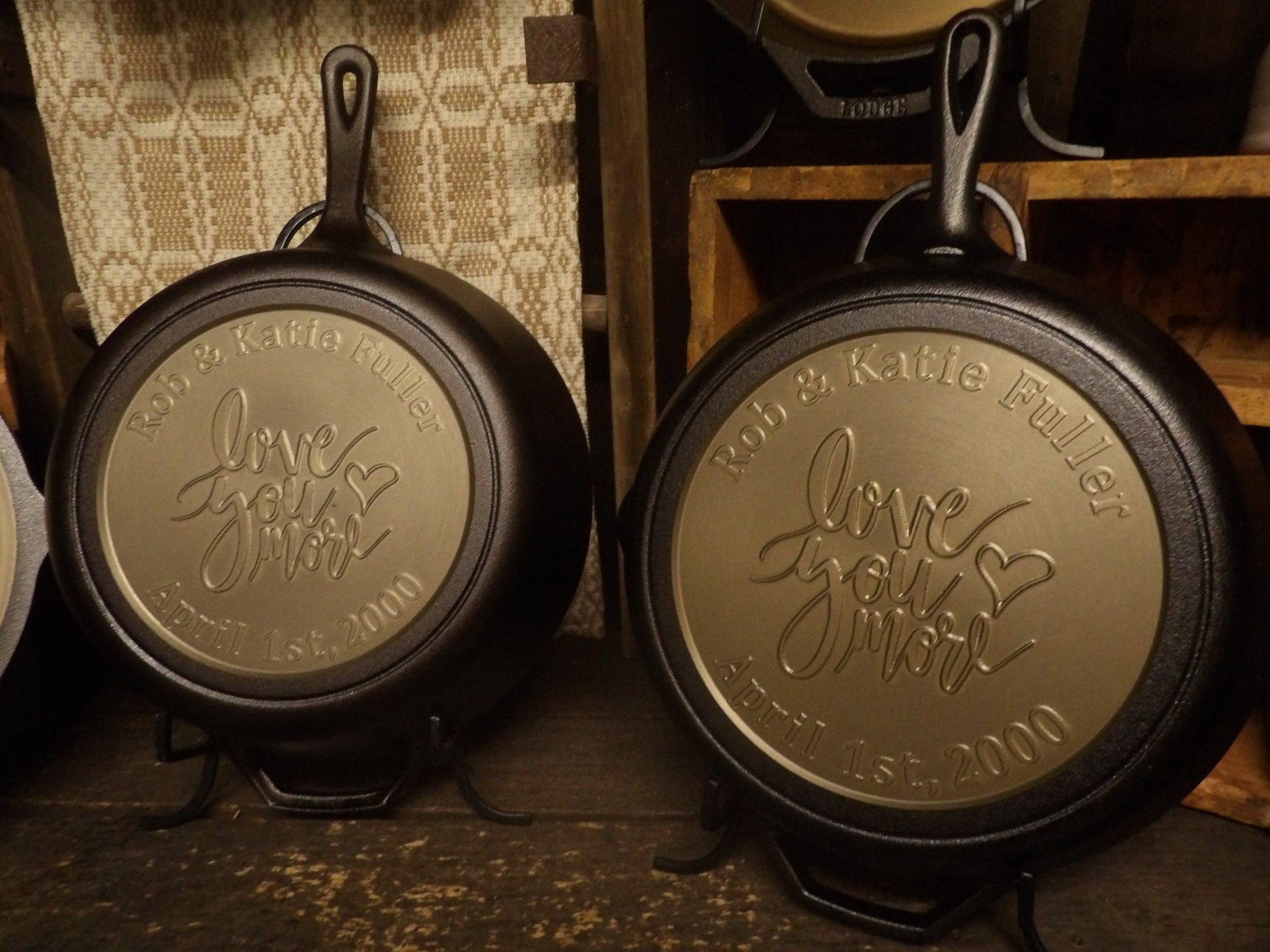Personalized Lodge 10.25" Deep Cast Iron Skillet - CNC Machined