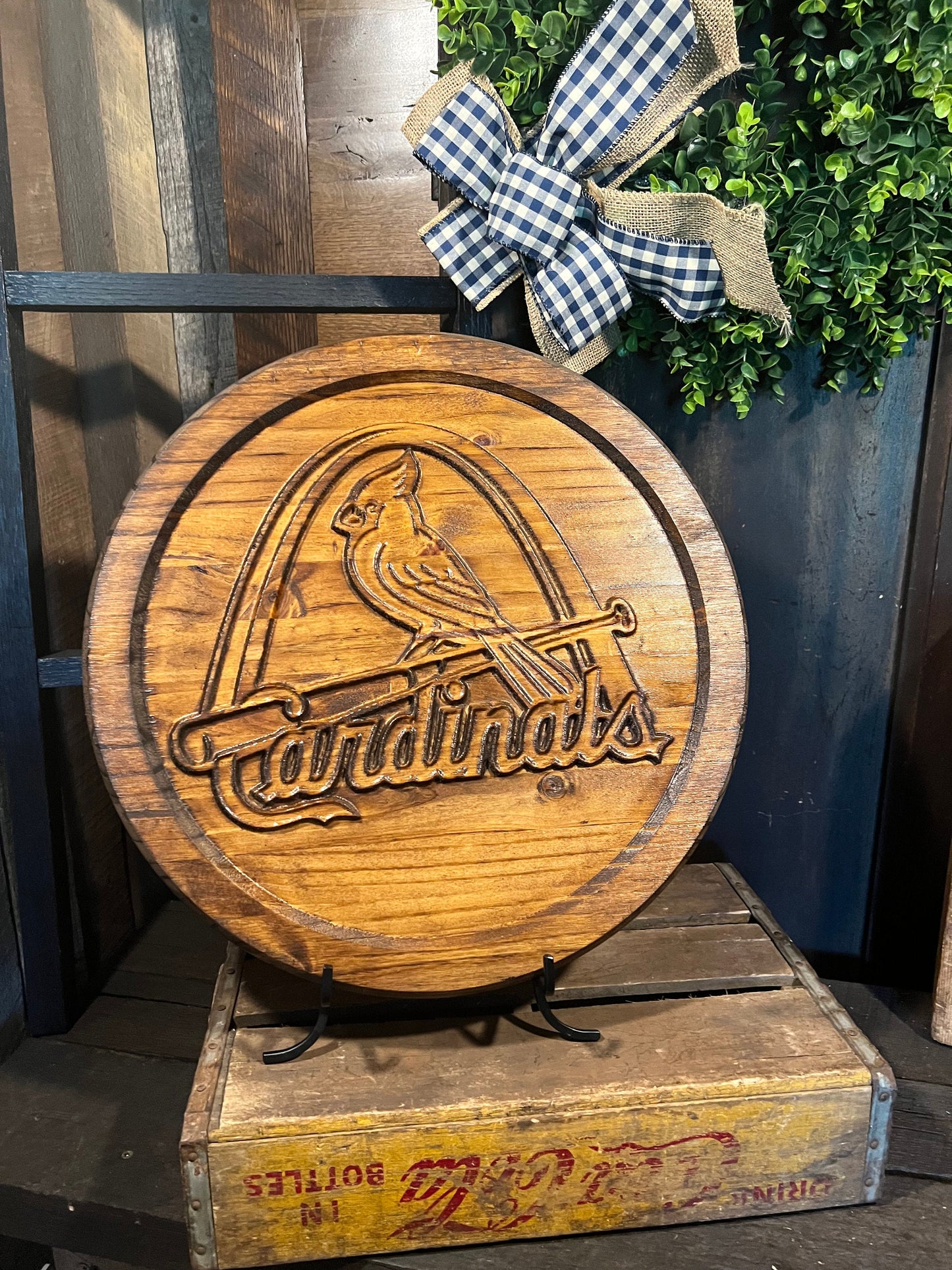 Personalized Wooden Sign - Custom Carved Pine Award