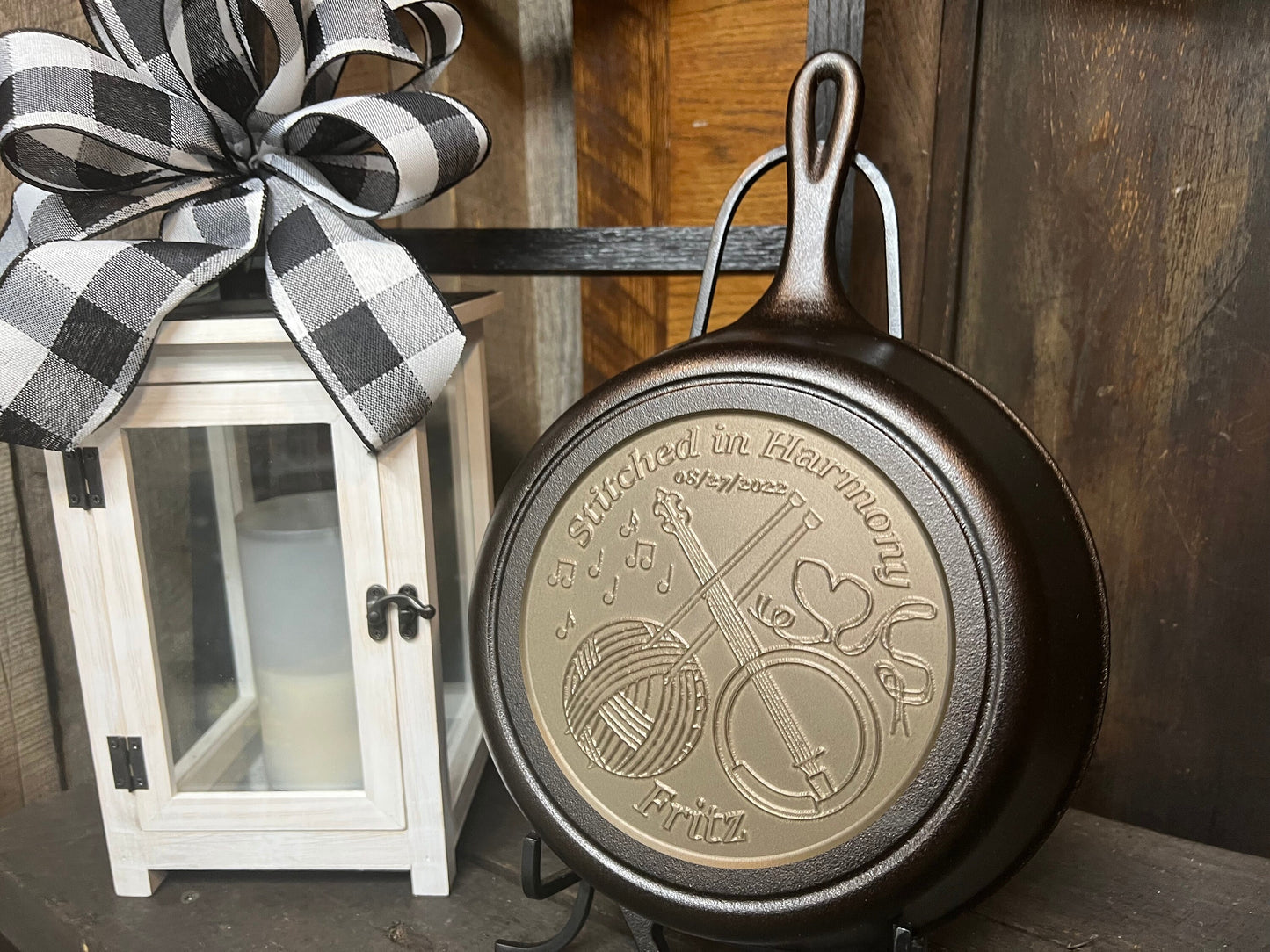 Personalized Lodge 10.25" Deep Cast Iron Skillet - CNC Machined
