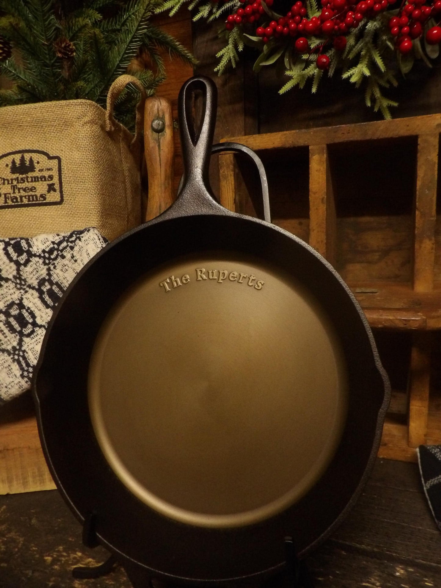 10.25" Personalized Smooth Cast Iron Skillet - Lodge or Victoria