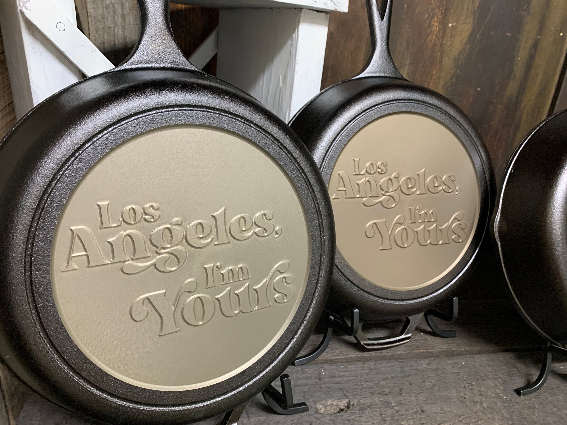 Personalized Groomsmen Cast Iron Skillet - Lodge or Victoria