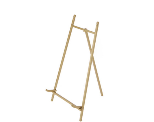 Satin Gold-toned Metal Easel L