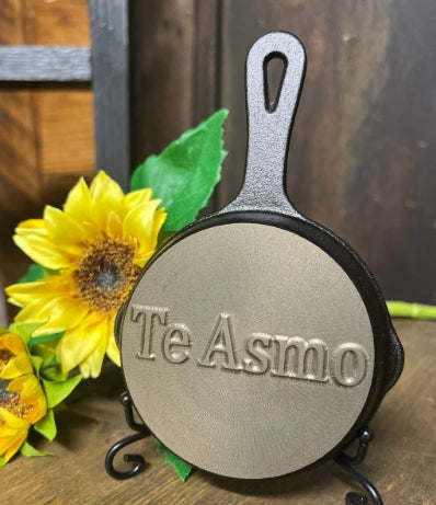 3 Personalized Mini Cast Iron Skillets - Bulk Order Savings