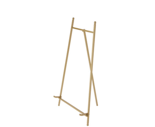 Satin Gold-toned Metal Easel XL