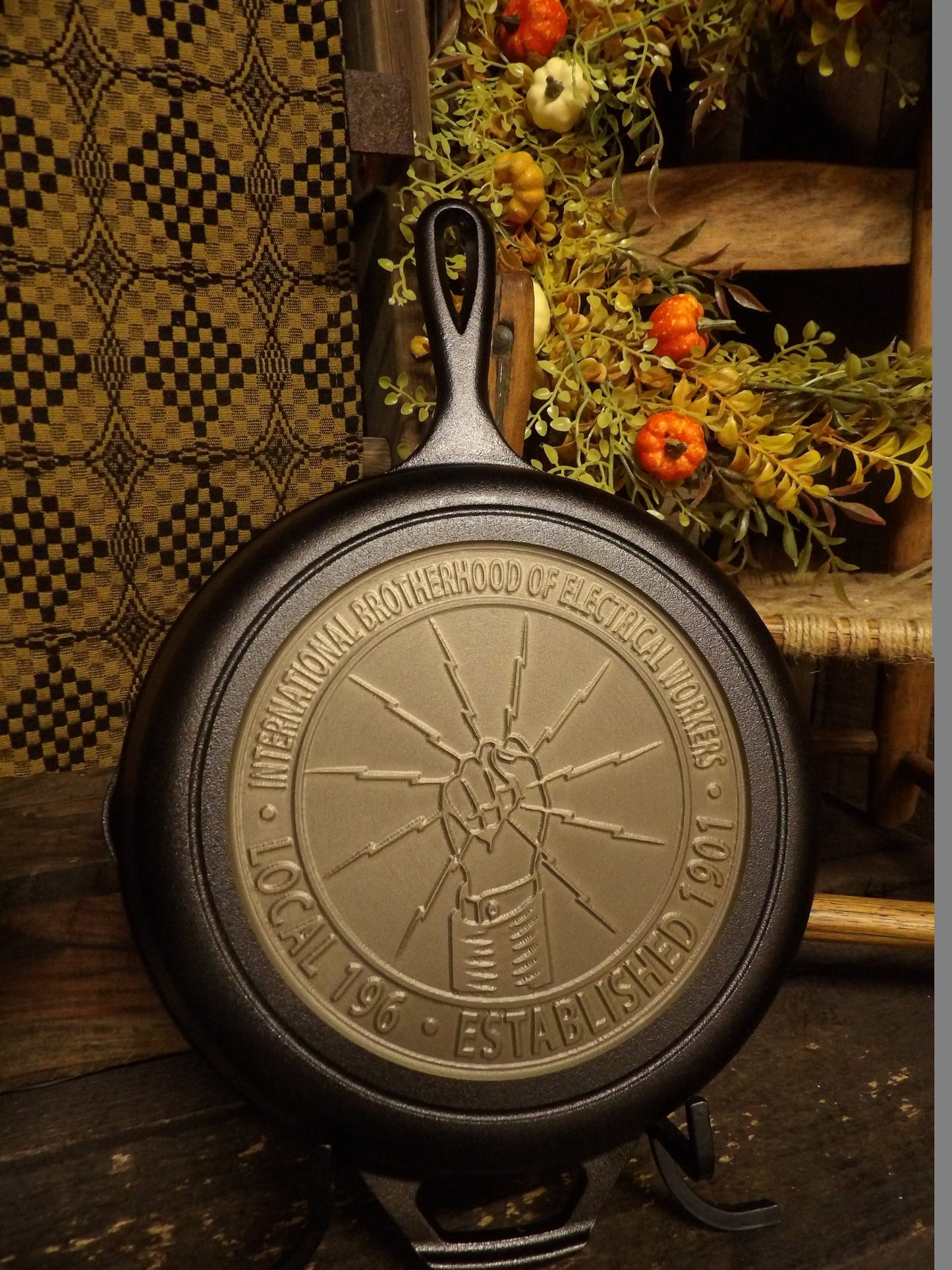 Custom Business Logo Cast Iron Skillet - Lodge or Victoria