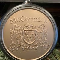 Custom Family Crest Cast Iron Skillet - Lodge or Victoria