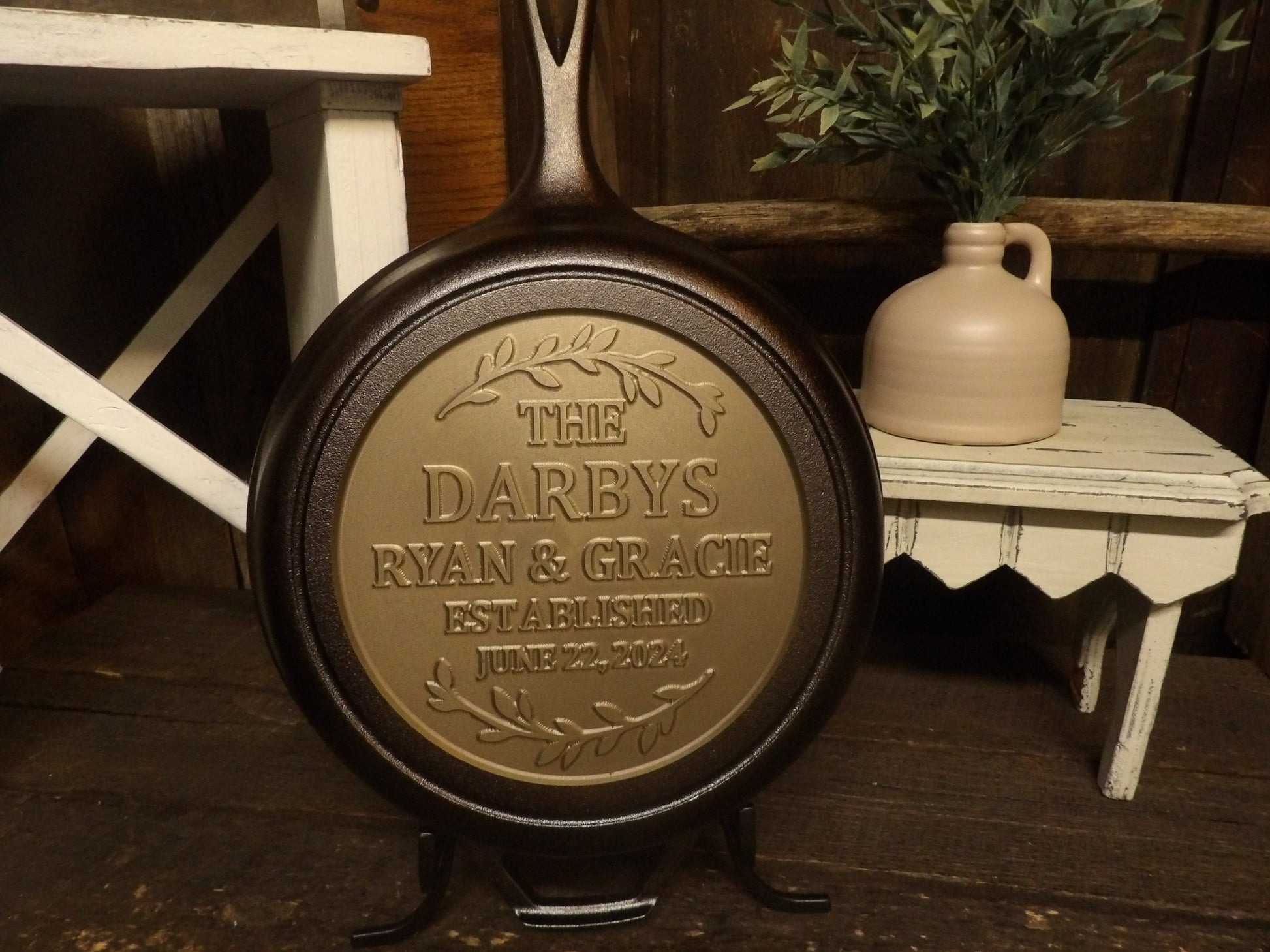 Personalized Lodge 10.25" Deep Cast Iron Skillet - CNC Machined
