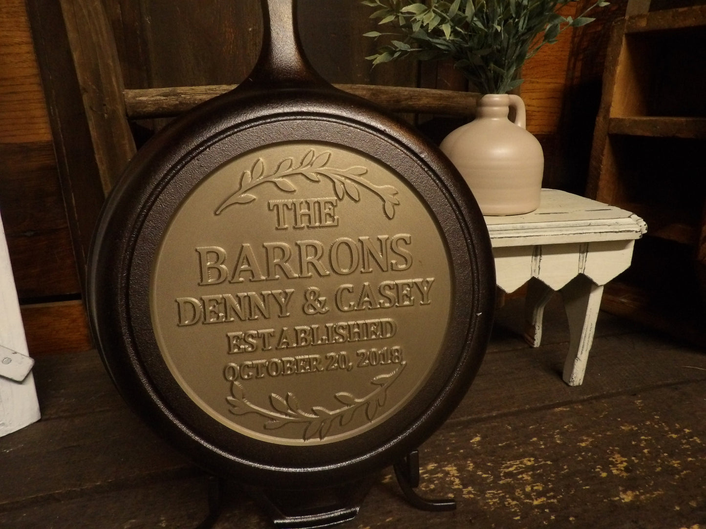 Personalized Lodge 10.25" Deep Cast Iron Skillet - CNC Machined