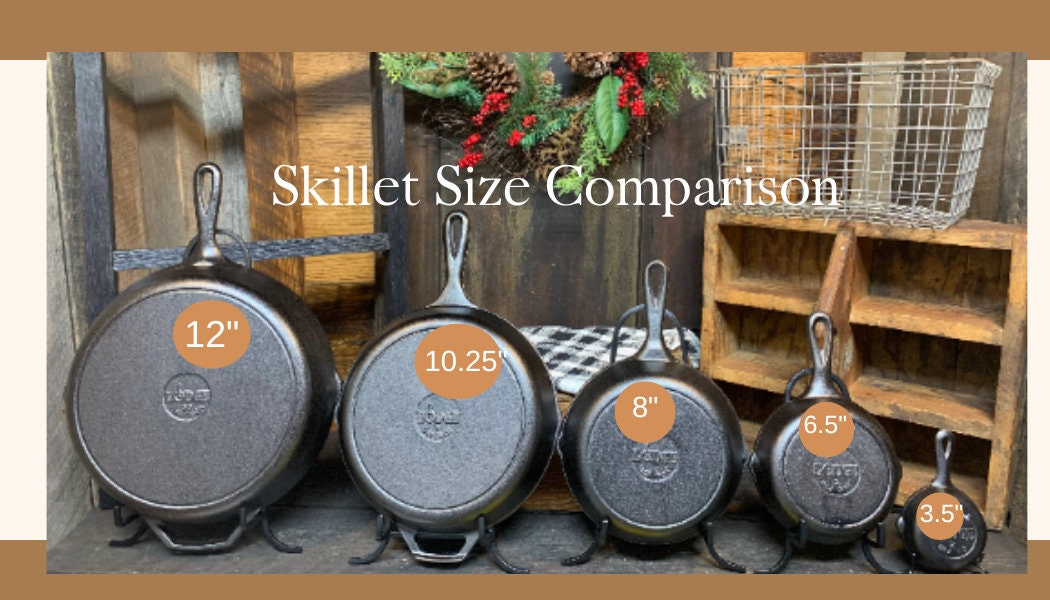 10.25" Lodge Cast Iron Skillet - CNC Machined Smooth