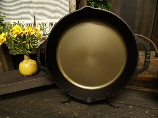 12" Lodge Dual Handle Cast Iron Skillet - CNC Machined Smooth