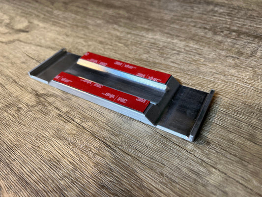 Aluminum Headstone Anchor for Cemetery Flowers - Saddle Saver (Smooth Top Stones)