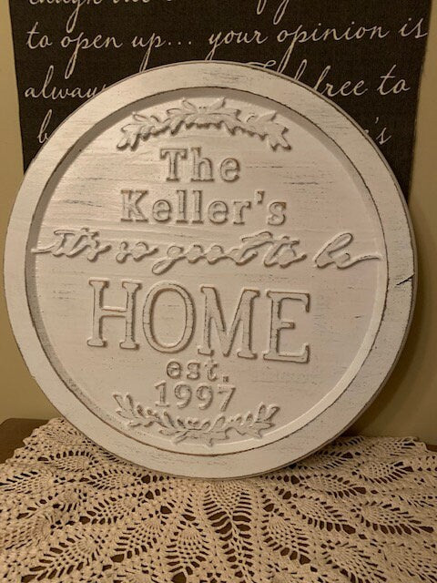 Personalized Wooden Sign - Custom Carved Pine Award