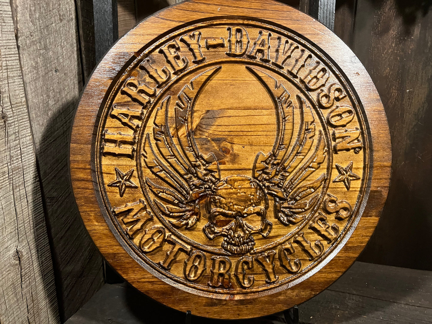 Personalized Wooden Sign - Custom Carved Pine Award