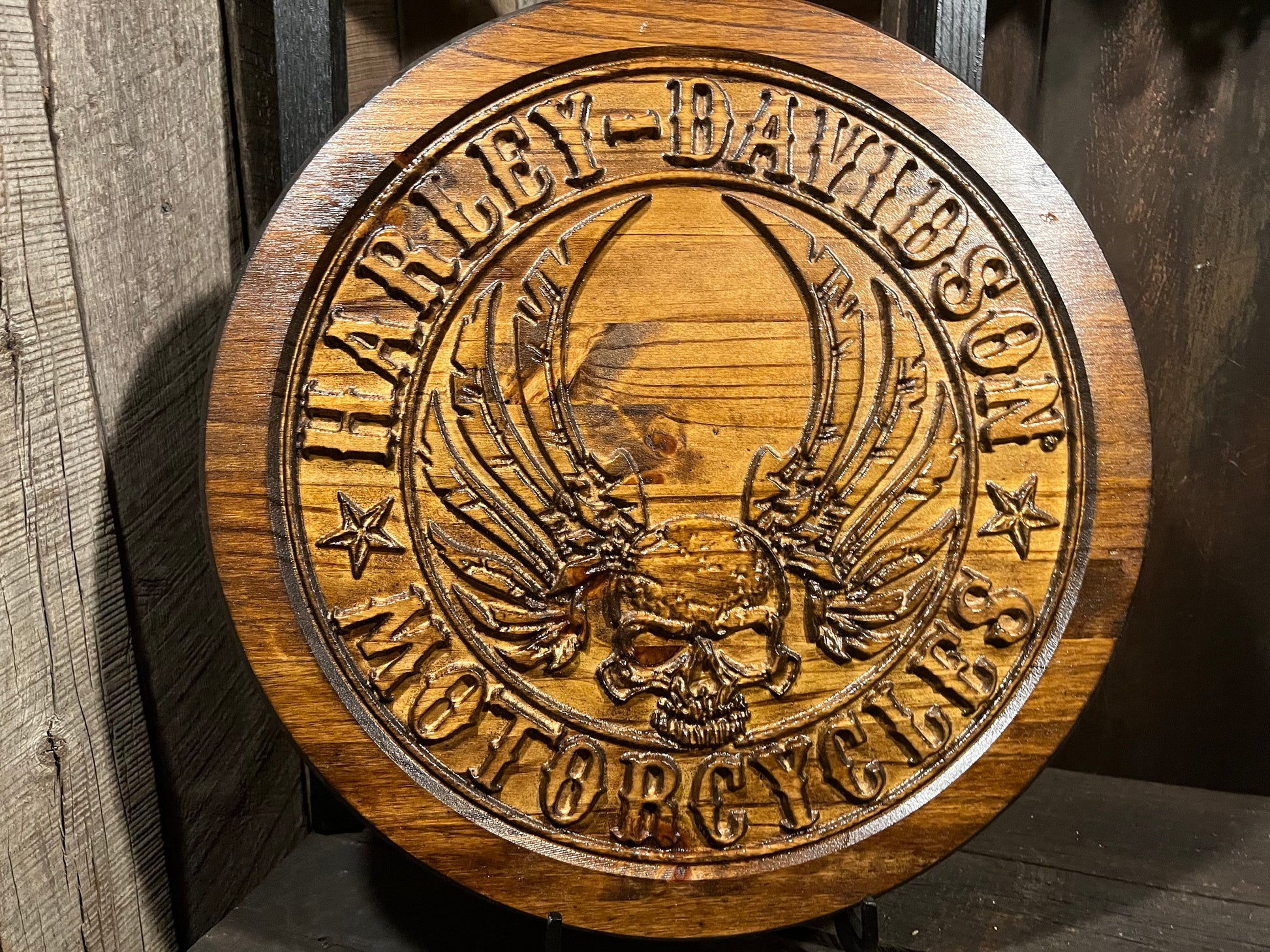 Personalized Wooden Sign - Custom Carved Pine Award